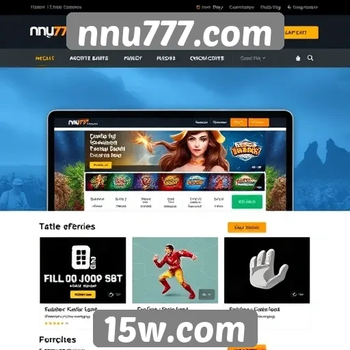 Navegação e usabilidade em nnu777.com